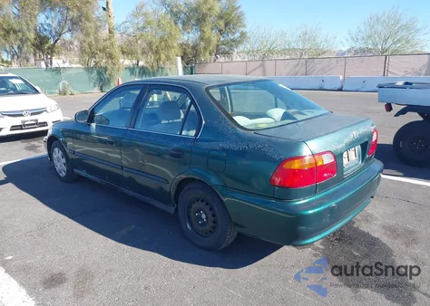 1999 Honda Civic Lx из США, поврежденный, VIN 2HGEJ6579XH501763